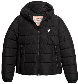 Superdry Jacke Spirit Sports Steppjacke mit Kapuze und Markenlogo
