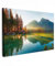 MuchoWow© Leinwand Bilder Groß 120x80 cm XXL Wanddeko Wohnzimmer Aesthetic Room Decor Deko Zimmer Wandbilder Modern Fotogeschenke See - Wald - Berge - Bild Natur - Sonne - Landschaftsbilder