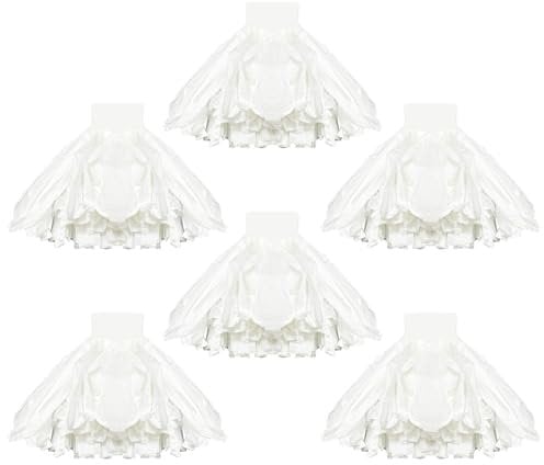 KLEEN HANDLER Lot de 6 têtes de balai à franges jetables industrielles | Recharge non tissée pour nettoyage des sols humides