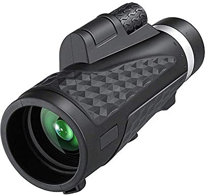 10 x 50 Monokular-Teleskop, tragbares Hochleistungsmonokular kompakt mit BAK4-Prisma, FMC-Objektiv, Monokular mit Smartphone-Adapter für Erwachsene, Kinder, Vogel Wa