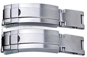 EALLEN Watch Clasp,Watch Buckle Bracelet Pull Tooth Buckle 9mm Replacement Stainless Steel Glide Flip Lock Deployment Clasp Buckle For Rolex Deepsea Submariner