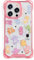 ETUUI Clear Case Bear Motiv Hülle mit Ösen iPhone 13 Mini | hochwertige Schutzhülle, Rundumschutz Handyhülle
