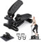 Tohoyard Stepper für Zuhause,Mini Stepper 150kg mit LCD-Monitor, Leise Swing Stepper for Butt and Cardio Training,Stair Stepper for Home Office,Schwarz