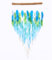 GURU SHOP Muschel Mobile, Ethno Windspiel, Sonnenfänger - 70 cm Blau/grün, Traumfänger, Mobiles