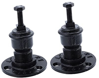 ORFOFE 2st Treppen Halterung Handlauf-hardware Handläufe Für Innentreppen Schwarze Handlaufhalterung Wandschienenhalterung Handlaufhalterung Innen Halterungen Für Decksgeländer Eisen
