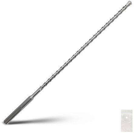 9/16 x 23.6 inch SDS Max Rotary Hammer Drill Bit, 14x600mm Carbide Tip Masonry Drill Bit,Concrete Drill Bit for Masonry, Brick, Stone, Concrete (Length :600mm / 23.6 inch, 14mm (9/16 in) Diameter)