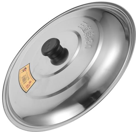 WEKADRIN Edelstahl Topfdeckel 33cm | Multifunktionaler Kochtopf Deckel Für Haushaltsgebrauch | Hitzebeständig Und Pflegeleicht | Ideal Für Pfannen Und Töpfe