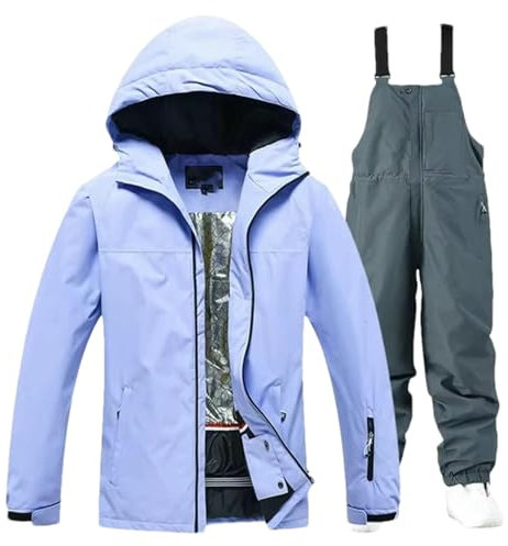 GaoLeAve Männer Winter Ski Kleidung Snowboard Anzug Schnee Kleidung Ski Jacken Hosen Jacket Pant_l L