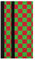 sanluoli Buffalo Plaid Check Rosso Lime Verde Frigorifero Maniglia Coperture 35,6 x 14 cm Proctective Frigorifero Maniglia Protettiva Decorazione Casa Fuori Macchie Polvere per Forno a Microonde