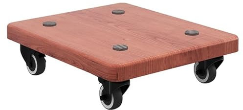 Supports d'enceintes en bois avec roues verrouillables pour caisson de basses de studio 35 x 40 cm