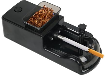 Electric Cigarette Rolling Machine, Automatic Tobacco Roller Maker, Minin Portable Automatic Cone Loader, with 8mm and 6.5mm Diameter Cigarette Tubes, Men's Father's Gift