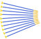 Ruqingg Suction Cup Arrows 10Pcs Plastic Arrows for Kids 18.5 Inch Archery Set Toys Replacement Practice Toy for Children Adult