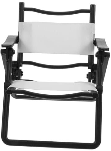 LRXIYODE Miniatur-klappstuhl Stabiler Und Praktischer Mini-campingstuhl Puppenhaus-möbeldekor Mini-möbelaccessoire Realistische Handwerkskunst