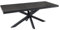 Riess Ambiente Esstisch Galaxie - 200cm - anthrazit grau - Keramik Aluminium - wetterfest Gartentisch Sterngestell 8 Personen
