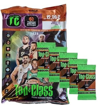 Panini Top Class Türkisch Airlines Euro League Basketball 2024-2025 / 1x Starterpack + 5x Booster