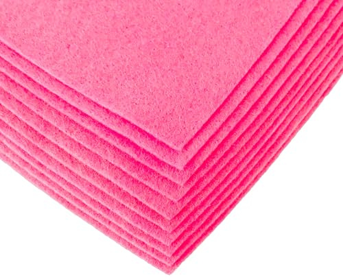 maDDma Bastelfilz Bögen 10er-Pack Flex Filz DIN A4, Stärke 1,5-2mm, Filzplatte, 50 Farben