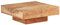 Couchtisch 80x80x28 cm Massivholz Akazie Wohnzimmertisch Couchtisch