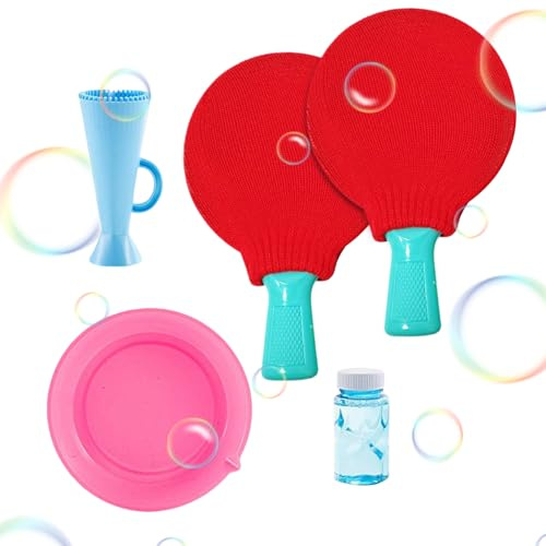 Tischtennis Bubble Raket, All-Day Fun, 19x12x2,5 cm, Tischtennis Bubble-Spiel, umfassende Tische Tennis-Bubbles-Spiel, Family Bonding Toy, für Kleinkind, Kindergarten