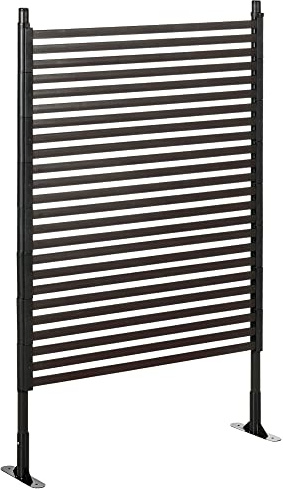 Outsunny Valla de Jardín Exterior 150x93 cm Acero PE para Plantas Marrón