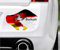 Sticker-Designs 25cm! Klebe-Folie Wetterfest Made-IN-Germany:Borkum-Insel-Niedersachsen D08 UV&Waschanlagenfest Auto-Aufkleber Profi-Qualität!
