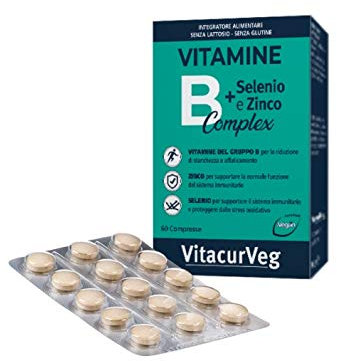 Vitamine B + Selenio e Zinco complex 60 compresse