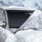 Throushine Freiwing Magnetische Auto Anti-Schnee Decke (Silber)