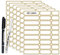 JaoNanl 162pcs Transparent Label Stickers with Gold Border, Waterproof Self Adhesive Rectangular Shape Jar Labels with 2 Markers, Removable Kitchen Spice Labels for Storage Boxes, Food Containers