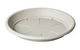 Decor Space Plato redondo básico para flores y plantas de jardín (40 cm, cuerda)