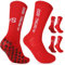 Grip Socken Fussball 2 paar Fussball Socken Herren Unisex Socks | Anti-Rutsch-Design | Universal-Maßstab 39-46 | 75% Baumwolle | Stutzen Fußball Socken Kinder, Fussballsocken Männer