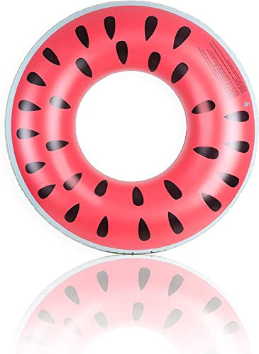 Aufblasbarer Schwimmreifen, Floating-Ring Donut Aufblasbar Ring Luftmatratze Reifen Schwimmreifen,Schwimmring für Erwachsene & Kinde (blau)