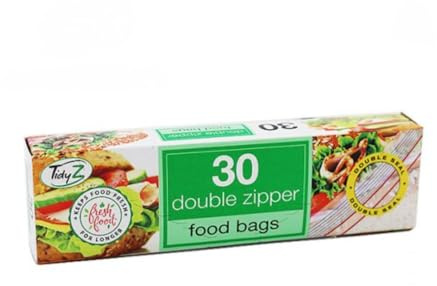 AIL Double Zipper Food Bags B0370 30