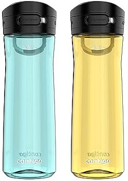 Contigo Jackson 2.0 Auslaufsichere Wasserflasche, 680 ml, 2er-Pack