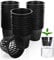 Vegena 80 pezzi Net Pot idroponica, 8 cm, vaso a rete idroponica, vaso in plastica idroponica, vaso per piante acquatiche, vaso per piante da giardino, balcone