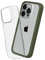 RhinoShield Modulares Case kompatibel mit [iPhone 15 Pro] | Mod NX - Anpassbare & stoßdämpfende Schutzhülle im schlanken Design - 3.5 Meter Fallschutz - Camo Grün