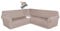 CLGTY Wasserdicht Sofabezug Ecksofa, 3 Stücke Bezug Für Ecksofas L-Form Sofa Bezug Eckcouch Antirutsch Sofahusse Für Wohnzimmer-Khaki-7 Sitzer