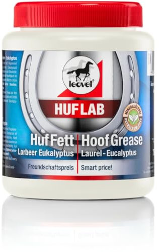 RL24 leovet - Huflab Huf Fett mit Lorbeer & Eukalyptus | Huffett nährt & stärkt den Huf | Hufbalsam für Pferde | Pflege bei sprödem Horn | Hufpflege für Pferde | 1 x 750 ml