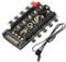 sourcing map Serial ATA 10 Port 4Pin Case Fan Hub, PWM Splitter Motherboard Cooler CPU Cooling Control Self-Adhesive for 12V 3Pin/4Pin Computer Case Fan