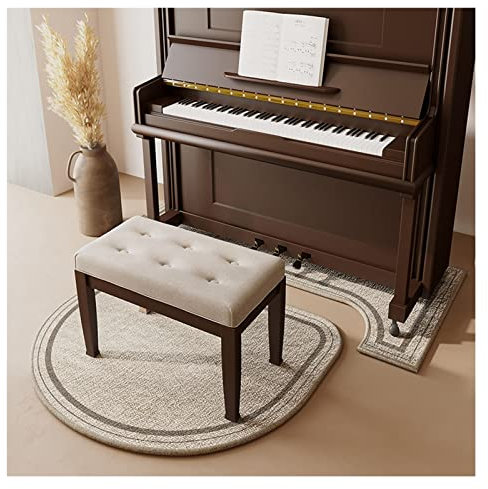 Klavierteppich, schalldämmend, schallabsorbierend, stoßdämpfend, rutschfeste Unterlage, absorbierende Matte, geteilter Typ, Dicke ca. 5 mm, geeignet für Wohnzimmer/Schlafzimmer/Arbeitszimmer/Balkon