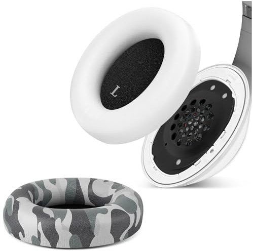 Geekria SNAP Kit di sostituzione dei cuscinetti per cuffie Beats Studio 3 Wireless, Studio 2, cuscinetti magnetici Easy-Switch, coperture dei padiglioni (pelle proteica)