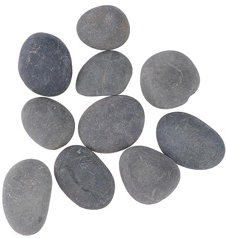 KOMBIUDA 20pcs Hand-Painted Rocks Painting Stones DIY Pebble Art Smooth Stone Paint for Home Decor