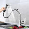 Grifo Cocina Extraible, Mezclador de Fregadero con Caño Giratorio a 360°, 2 Funciones Grifo Cocina Acero Inoxidable, Torneira Cozinha para Agua Fría o Caliente