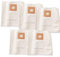 DL SERVICE 5 Sacchetti compatibili con aspirapolvere Rowenta City Space RO 2611EA RO 2645 | Compacted Ergo RO5253EA | Compacted | Mini Space ZR003901, Confezione 5 sacchetti in microfibra