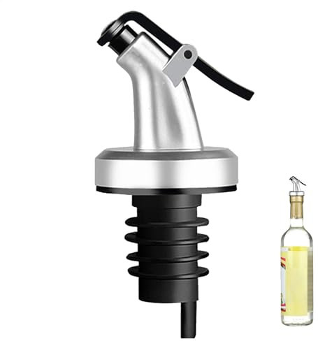 Beccuccio versatore per olio d'oliva, versatore per bottiglie di olio d'oliva, versatori per bottiglie per liquori, igienici per olio d'oliva con ugello a prova di perdite, beccuccio per bottiglie di