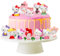 Hello-Ki-tty - Decorazione per torta Ki-tty, 12 pezzi, decorazione per torta di compleanno, gatto, gatto, decorazione per torta di gatto, gatto, decorazione per torta di gatto, mini statuette per