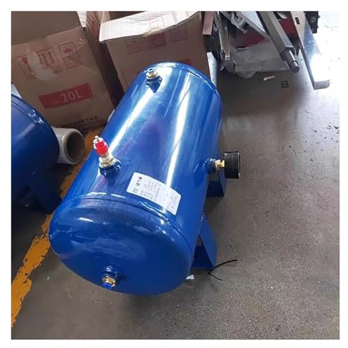 HDYZJQ Propane/Hydrogen/Nitrogen Professional Gas Reservoir Tank, Heavy Duty Air Compressor Storage Gas Vacuum With Mounting Kit, Large Capacity High Pressure Air Containers(80L/20.8Gal (87x35x40cm))