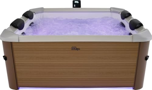 Premium MSPA LED Whirlpool Outdoor Pool 160x160 UVC+OZON Oslo Amber +App 2025