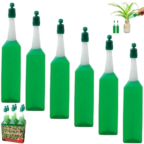 6Pcs Indoor Plant Fertilizer, Flowers Plant Universal Liquid Fertilizer for Improving Growth, Nutritious Solution, Perfect for Gardener, 38ml Indoor