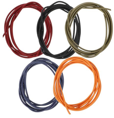 5Pcs Elastic Bands Notebook Straps Stretchy Book Wraps for Travelers Journal Accessories Adjustable Spring Band Fixing Strap