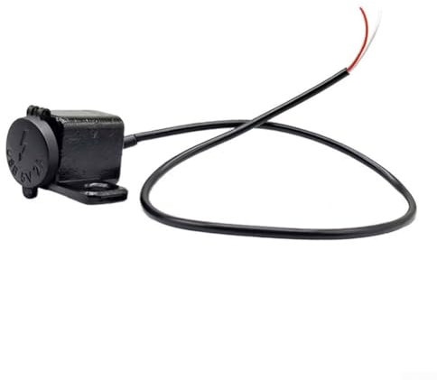 Cargador USB para motocicletas, toma de corriente impermeable con cubierta protectora