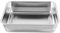GALPADA Stainless Steel Roasting Pan Rectangular Seafood and Fish Roaster Tray for Kitchen Use Food Tray for Grilling Fish Shrimp and Vegetables